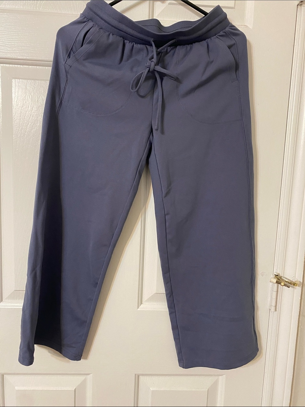 Rachel Zoe Navy Wide-Leg Drawstring Pants